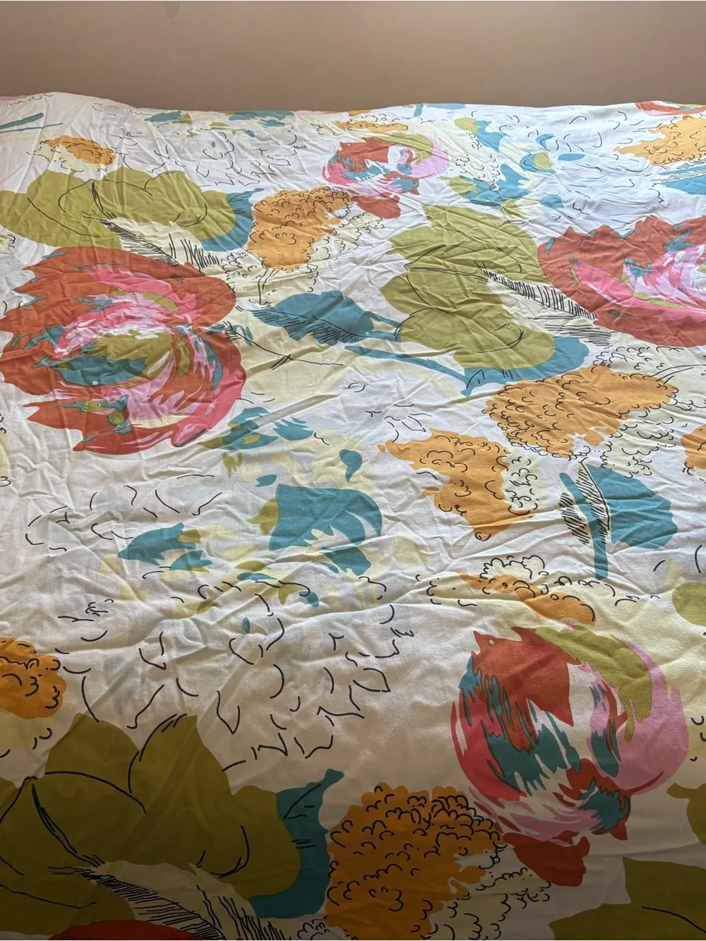 Urban Outfitters Floral Duvet Cover